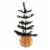 Halloween Black Tree With Pumpkin Base Polyresin Crackled Glittered 2929492 Perspective: front
