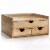 Prosumer's Choice Triple Drawer Bamboo Desk Organizer for Home & Office Perspective: front