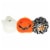 Tabletop Halloween Bowl Trio Ceramic Ghost Pumpkin Spider Web 3Bl045 Perspective: front
