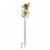 55 Inch High Bumble Bee Flower Kinetic Wind Spinner Garden Stake Yard Decor Pinwheel Perspective: front
