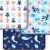 Baby Crib Sheets 3-Pack | Soft & Stretchy Jersey Cotton Fitted Crib Sheet | Whale Turtle Sea Perspective: front