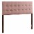 Glory Furniture Super Nova Fabric Upholstered Full Headboard in Brown Perspective: front