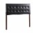 Glory Furniture Super Nova Faux Leather Upholstered Full Headboard in Black Perspective: front