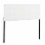 Glory Furniture Super Nova Faux Leather Upholstered Full Headboard in White Perspective: front