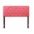 Glory Furniture Super Nova Faux Leather Upholstered Full Headboard in Light Gray Perspective: front