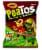 PeaTos Crunchy Pizza Rings Snack Perspective: front