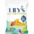 LILY'S Assorted Fruit Flavored No Sugar Added Sour Gummy Worms Bag Perspective: front