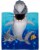Dawhud Direct Baby Shark Poncho Towels for Kids with Hood Perspective: front