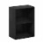 Furinno Luder 2-Tier Open Shelf Bookcase, Blackwood Perspective: front