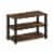 Furinno Turn-S-Tube 3-Tier Shoe Rack, Amber Pine/Black Perspective: front