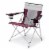 Core Portable Outdoor Camping Folding Chair with Carrying Storage Bag, Wine Perspective: front