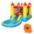 Inflatable Bounce House Kids Slide Jumping Castle Bouncer w/Pool and 480W Blower Perspective: front