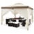 Gymax 10'x 10' Canopy Gazebo Tent Shelter Mosquito Netting Outdoor Patio Perspective: front
