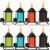 Tabletop Patio Torches Metal Multi-Color Outdoor Garden Lawn Table Decor - 8-Pack Perspective: front