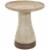 18 Bird Bath Glazed Ceramic Yam Color Duo-Tone Outdoor UV- and Frost-Resistant Perspective: front