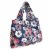 Wrapables Large Nylon Reusable Shopping Bag, Pansies Perspective: front