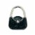 Wrapables Stylish Purse Hook Hanger, Foldable Handbag Table Hanger, Black Baguette Perspective: front