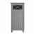 Elegant Home Fashions Bathroom Floor Cabinet With One Door Grey Dawson EHF-6834G Perspective: front