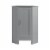 Elegant Home Fashions Wooden Bathroom Corner Floor Storage Cabinet Space Saver, Gray Perspective: front