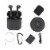Airplus Wireless Bluetooth Earphones with Accessories Bundle - Black Perspective: front