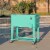 Home Aesthetics Retro 80Qt Quart Rolling Cooler Cart Ice Chest Patio Outdoor Portable Seaf Perspective: front