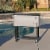 Home Aesthetics Grey 80 Qt Quart Rolling Cooler Ice Chest Beverage Bar for Patio Outdoor P Perspective: front
