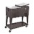Home Aesthetics Outdoor Patio Rolling Cooler Cart 80 Qt Wicker Ice Chest Beverage Brown Ra Perspective: front
