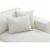 Elson Beige Loveseat with 4 Pillows in Beige Linen Fabric Sofa Couch Perspective: front