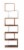 Sitswell Colton Asymmetric Six Cube Bookcase Perspective: front