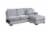 Sitswell Emerson Right Hand Facing Sectional without Corner Perspective: front