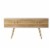Theodore 60.0 Sideboard with 2 Shelves in Off White and Cinnamon Perspective: front