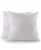 Cheer Collection Set of 2 Decorative White Square Accent Throw Pillows and Insert Perspective: front