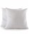 Cheer Collection Set of 2 Decorative White Square Accent Throw Pillows and Insert Perspective: front