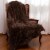 Cheer Collection Reversible Faux Fur Accent Throw Blanket Perspective: front