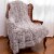 Cheer Collection Reversible Faux Fur Accent Throw Blanket Perspective: front