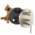 PULSE ShowerSpas Two Way TruTemp Pressure Balance Valve with Brushed Nickel Trim Kit Perspective: front