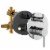 PULSE ShowerSpas Two Way TruTemp Pressure Balance Valve with Chrome Trim Kit Perspective: front