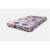 6 Single Foam Youth Mattress Twin 75 by 39 Crayon Pattern Perspective: front