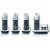 Motorola CD5014 DECT 6.0 Digital Cordless Phone with Answering Machine - 4 Pack Perspective: front