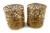 Vibhsa Votive Candle Holders 2 Pack - Gold Perspective: front