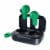 Skullcandy Dime True Wireless Earbuds - Green Perspective: front