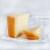 igourmet Smoked Idiazabal Spanish Cheese DOP - Half Horizontal Wheel (3.5 pound) Perspective: front