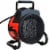 Sunnydaze 750W/1500W Portable Ceramic Electric Space Heater with Handle Perspective: front