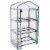 Mini Greenhouse 3 Shelves Outdoor Portable Garden Plant Green Growing Rack Perspective: front