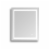 Superior 30 in. W x 36 in. H Frameless Anti-Fog Wall Bathroom LED Vanity Mirror in Silver Perspective: front