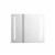 Erie 30 in. W x 26 in. H Silver Aluminum Recessed or Surface Mount LED Mirror Cabinet Perspective: front