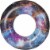 PoolCandy 42 In. Lobster Nebula Black Galaxy LED Illuminated Pool Tube Float Perspective: front