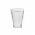 8 oz. Clear Square Plastic Cups (336 Cups) Perspective: front