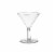 2 oz. Clear Plastic Mini Martini Shot Glasses (192 Glasses) Perspective: front