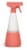 Cleancult Clay Red Glass All Purpose Cleaner Bottle Perspective: front